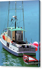 Load image into Gallery viewer, Doubtless Dinghy Dog - Canvas Print