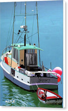 Load image into Gallery viewer, Doubtless Dinghy Dog - Canvas Print