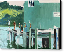 Load image into Gallery viewer, Mangonui Fisherman - Canvas Print