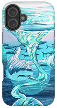 Load image into Gallery viewer, Shark in the Vortex - Phone Case