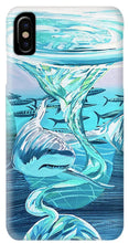 Load image into Gallery viewer, Shark in the Vortex - Phone Case