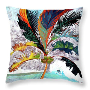 Summer Palm - Throw Pillow