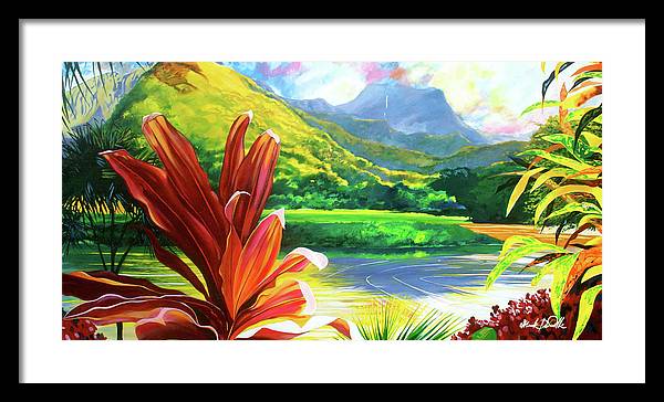 Waipa Sunset - Framed Print