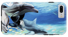 Load image into Gallery viewer, Blue Dolphins - Phone Case