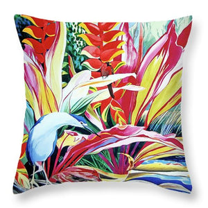 Blue Heron - Throw Pillow