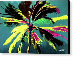 Blue Wild Palm - Canvas Print