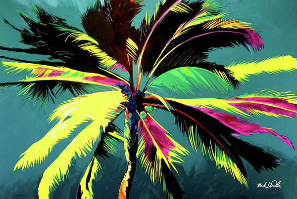 Blue Wild Palm - Art Print