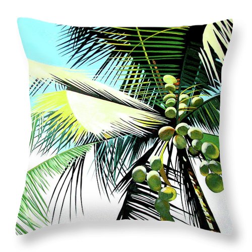 Coco Palm - Throw Pillow