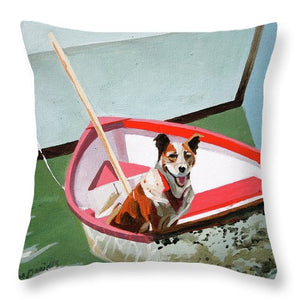 Dinghy Dog - Throw Pillow