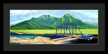 Load image into Gallery viewer, Hanalei Bridge - Framed Print