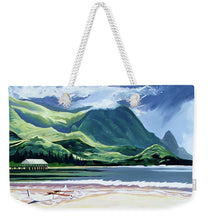 Load image into Gallery viewer, Hanalei Canoe And Pier - Weekender Tote Bag
