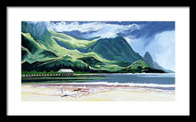 Load image into Gallery viewer, Hanalei Canoe and Pier - Framed Print