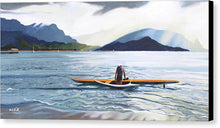 Load image into Gallery viewer, Hanalei Paddler - Canvas Print