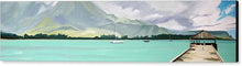 Load image into Gallery viewer, Hanalei Pier Panorama - Canvas Print