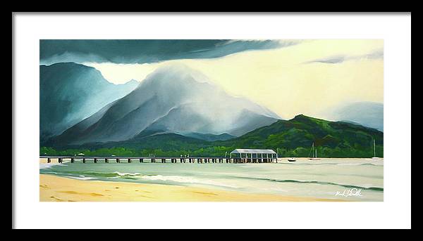 Hanalei Rain - Framed Print