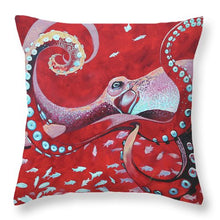 Load image into Gallery viewer, He&#39;e Maroon - Throw Pillow