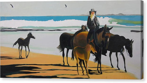 Horseback Hermit - Canvas Print