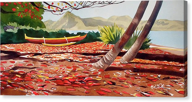 Kamani Canoe - Canvas Print