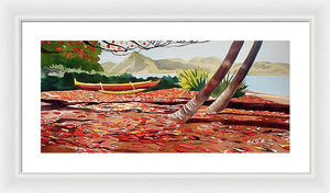 Kamani Canoe - Framed Print