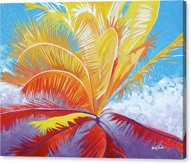 Majenta Palm - Canvas Print