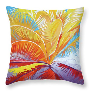 Majenta Palm - Throw Pillow