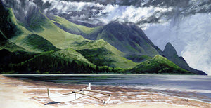 Mamalahoa Canoe - Art Print