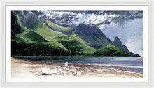 Load image into Gallery viewer, Mamalahoa Canoe - Framed Print