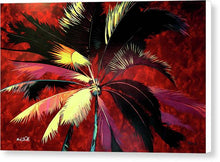 Load image into Gallery viewer, Maroon Palm - Canvas Print