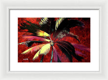 Load image into Gallery viewer, Maroon Palm - Framed Print