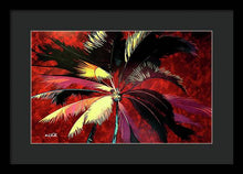 Load image into Gallery viewer, Maroon Palm - Framed Print