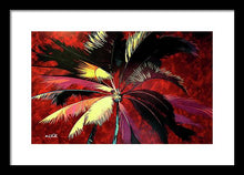 Load image into Gallery viewer, Maroon Palm - Framed Print