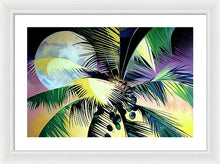 Load image into Gallery viewer, Moonlit Palm - Framed Print