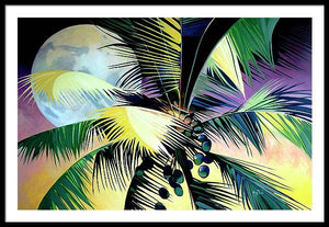 Moonlit Palm - Framed Print