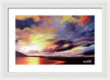 Load image into Gallery viewer, Northern Sunset - Framed Print