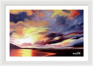 Northern Sunset - Framed Print