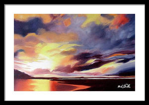 Northern Sunset - Framed Print