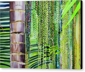 Palm Seeds - Canvas Print