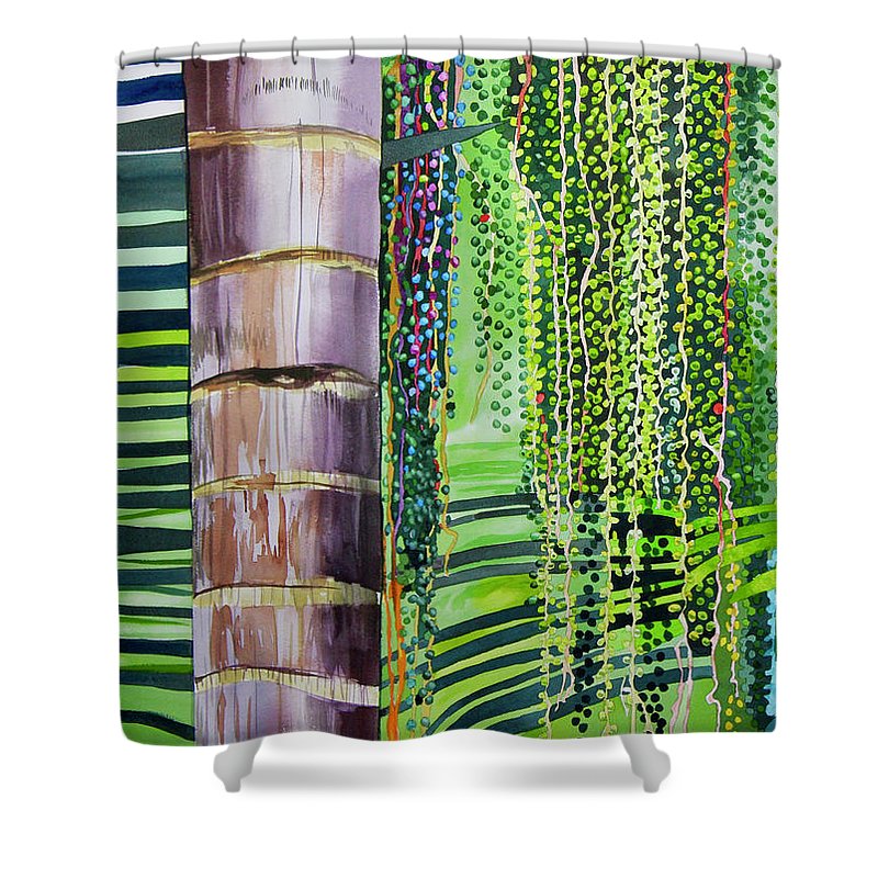 Palm Seeds - Shower Curtain