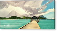Load image into Gallery viewer, Pier Rain - Canvas Print