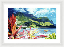 Load image into Gallery viewer, Red Canoe - Framed Print