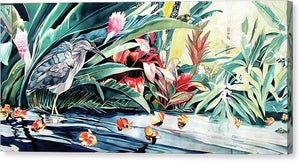 River Heron - Canvas Print