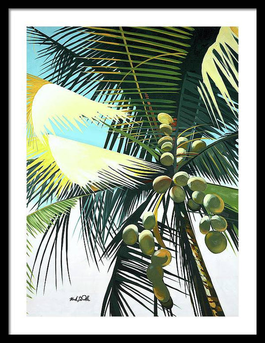 Sunny Palm - Framed Print