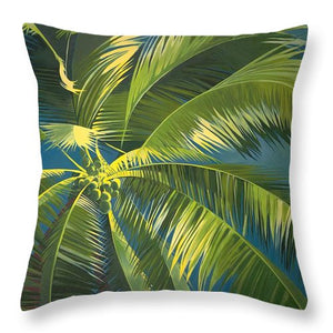 Sunset Palm - Throw Pillow