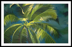Sunset Palm - Framed Print