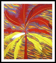 Load image into Gallery viewer, Sunset Red Palm - Framed Print