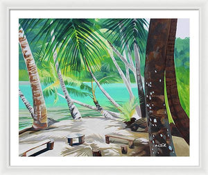 Thinking of Tahiti - Framed Print