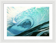 Load image into Gallery viewer, Wild Wave - Framed Print