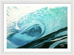 Wild Wave - Framed Print